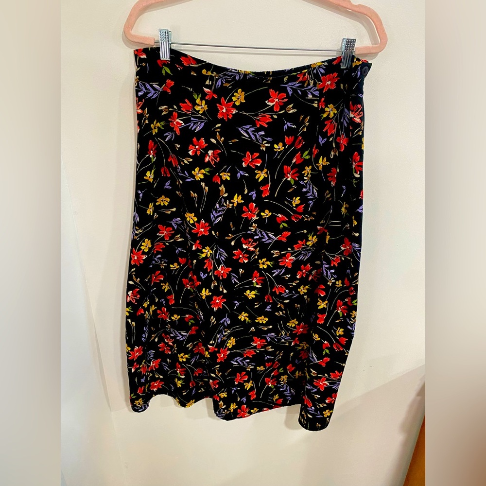 Vintage floral skirt